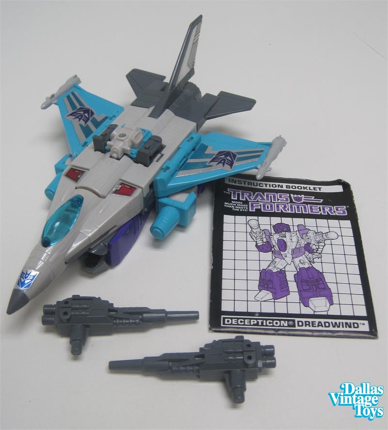 1988 Transformers G1 Powermasters Complete Dreadwind 1C