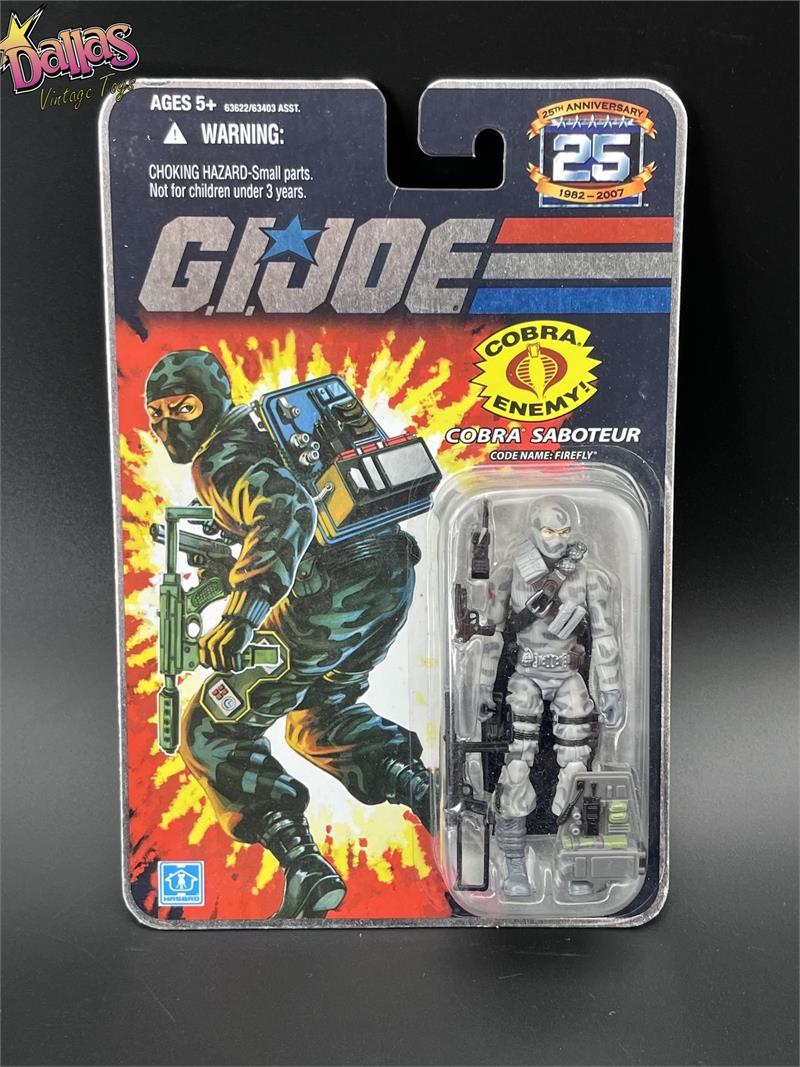 G I Joe Th Anniversary Cobra Saboteur Firefly