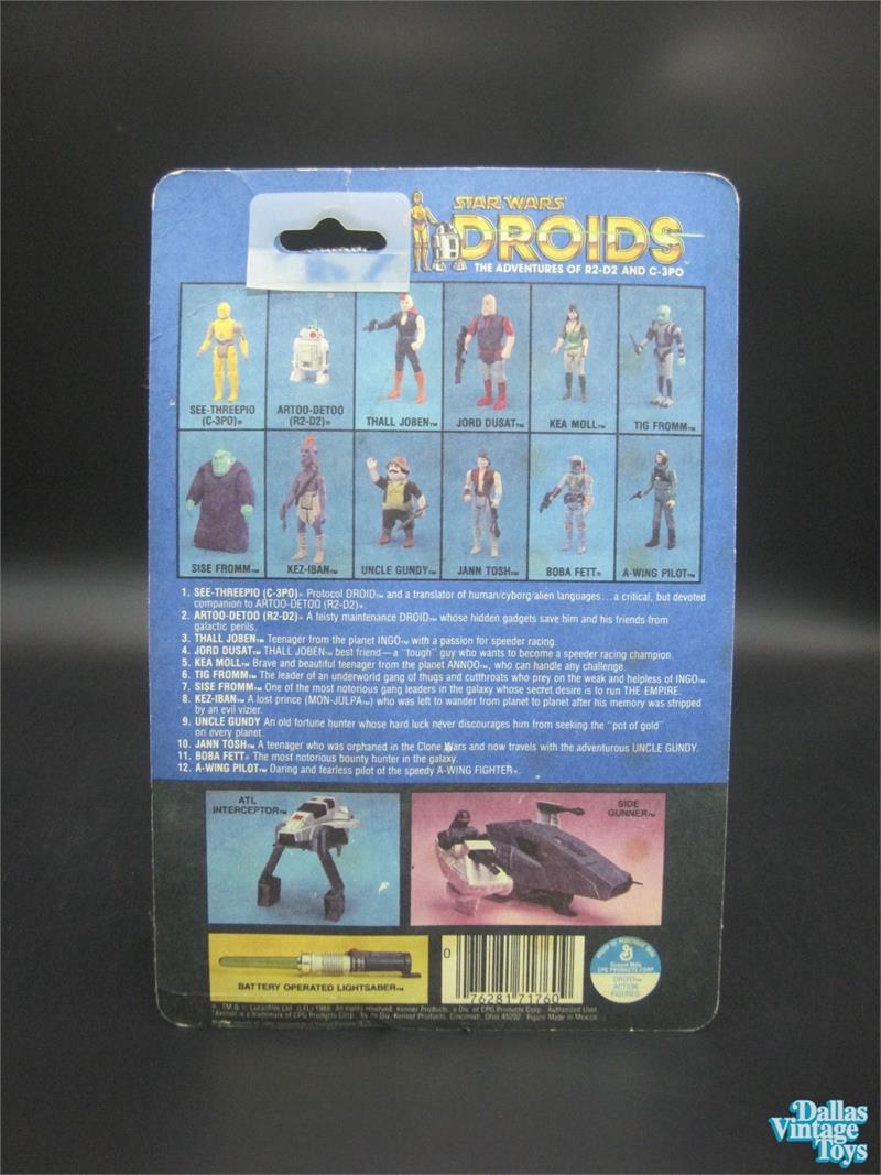 Kenner Star Wars Droids Carded Tig Fromm Swc A