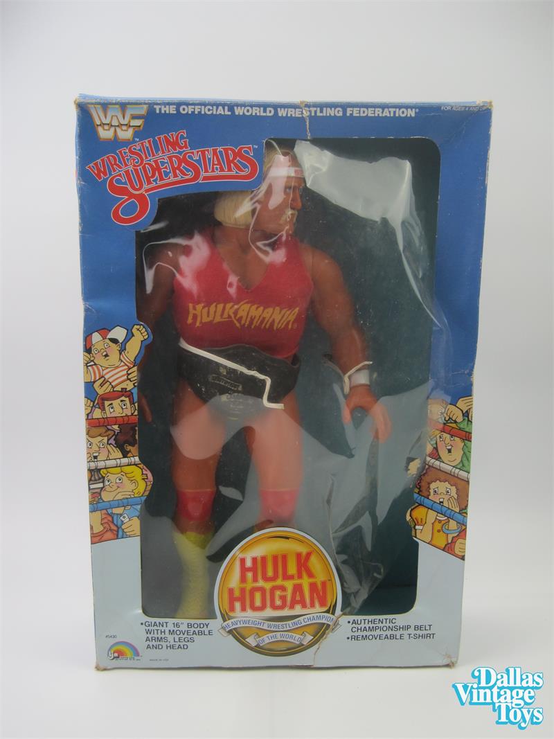 1985 Titan Sports LJN WWF Wrestling Superstars 16 Hulk Hogan With Box 1A