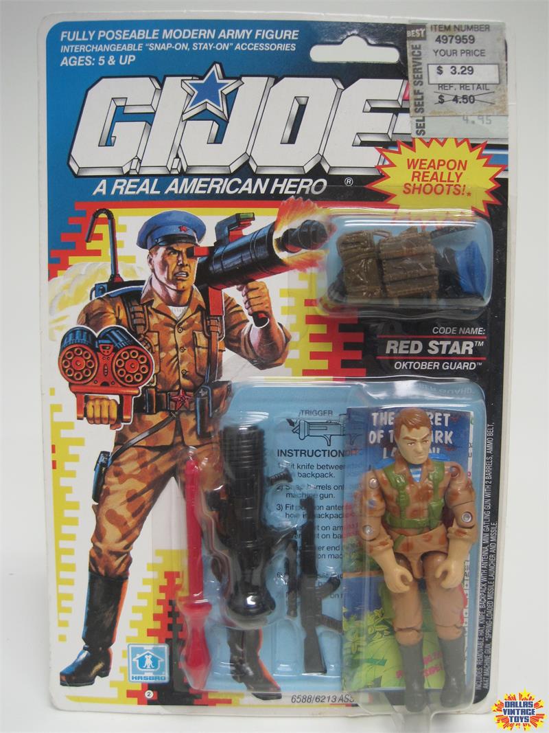 1990 Hasbro Gi Joe Red Star Moc 1a