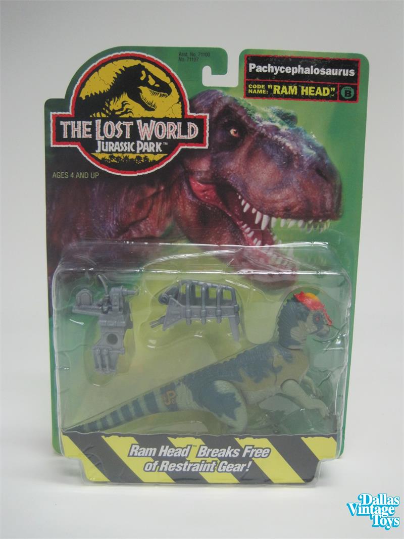 1996 Kenner Jurassic Park The Lost World Pachycephalosaurus Code Name Ram Head 1a 9825