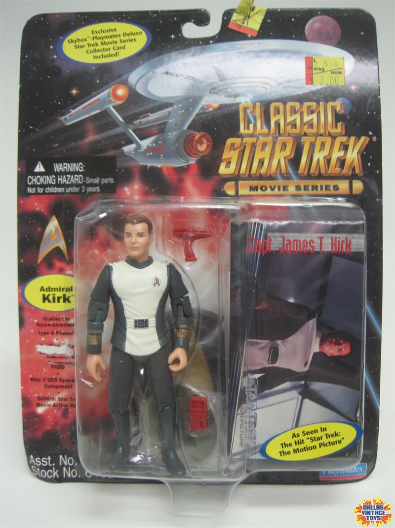 1995 Playmates Classic Star Trek Movie Series Admiral Kirk (1a)