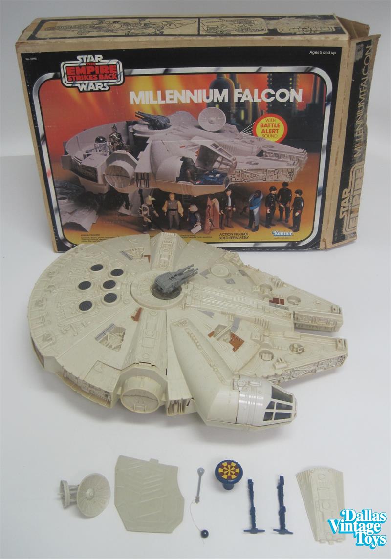 millennium falcon toy 80s