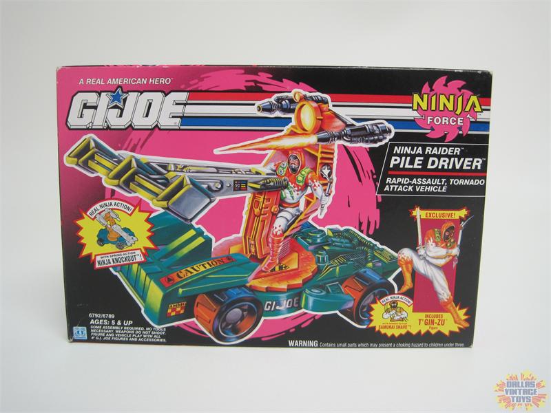 1993 Hasbro Gi Joe Ninja Force Ninja Raider Pile Driver Rapid Assault Tornado Attack Vehicle W 5942