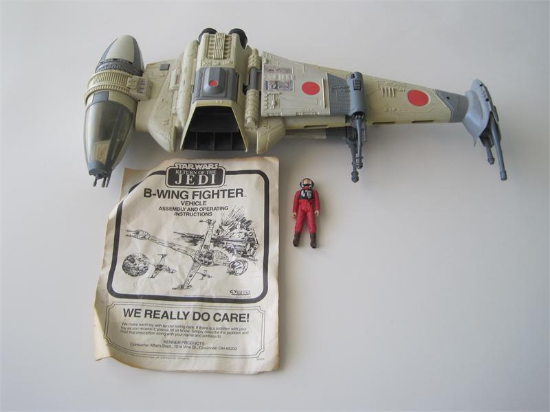 b wing fighter toy