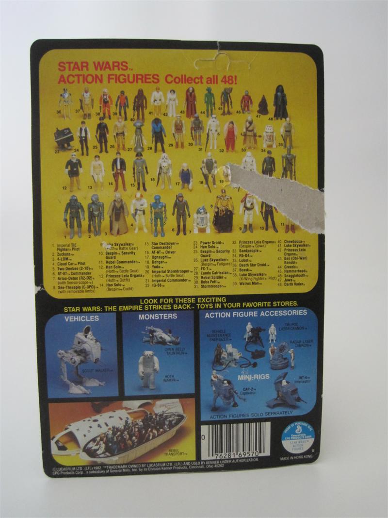 Kenner 1982 Star Wars ESB 48 Back MOC See Threepio C 3PO With