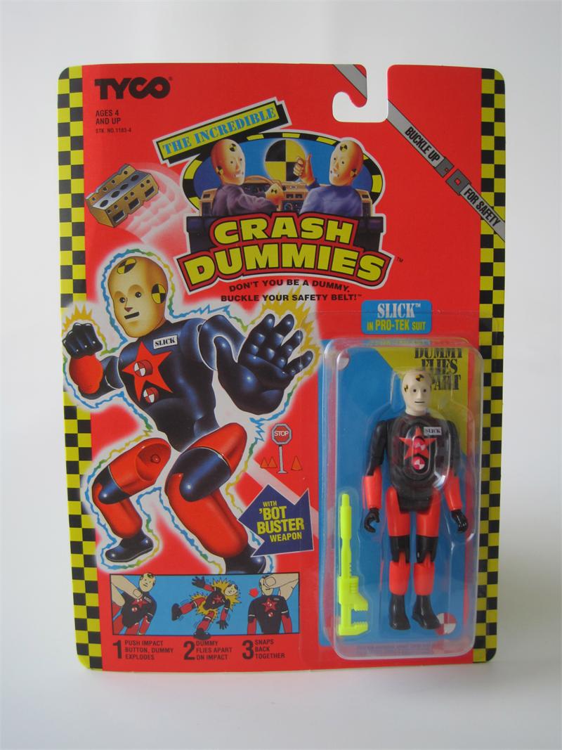 Tyco The Incredible Crash Dummies Carded Slick