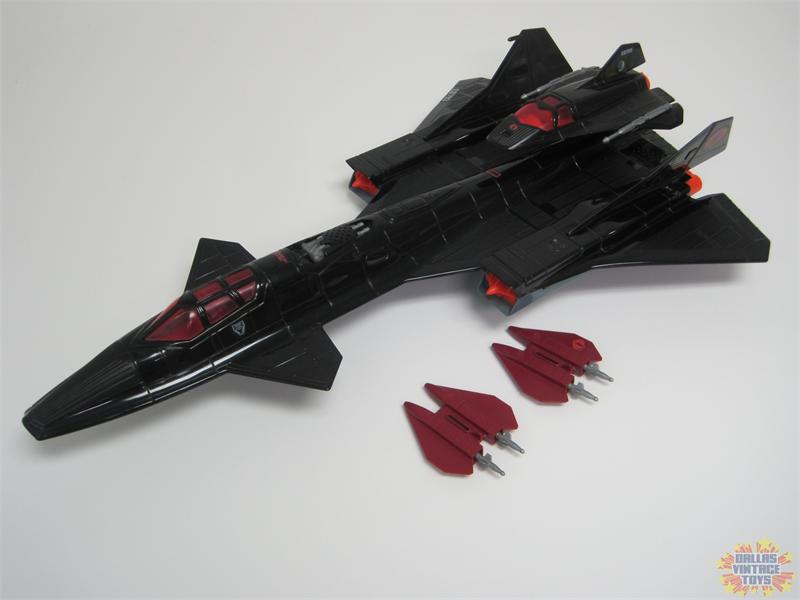 gi joe movie 3.75 echo vehicle night raven with air viper