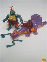 1993 Playmates Teenage Mutant Ninja Turtles TMNT Cave-Turtle Mike