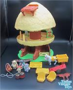 1984 Kenner Star Wars EWOKS Preschool Tree House Family Hut (1A)