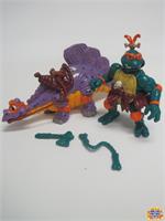 1993 Playmates Teenage Mutant Ninja Turtles TMNT Cave-Turtle Mike