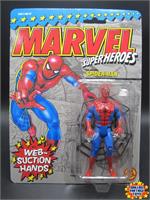 1990 Toy Biz Marvel Super Heroes Spider-Man Web-Suction Hands (1D)