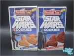 1983 Star Wars Pepperidge Farm Chocolate Vanilla Cookie Box Lot Of 2 1A