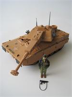 1985 Hasbro GI Joe MBT Mauler Tank & Heavy Metal