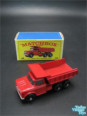 Lesney Matchbox Dodge Dumper Truck No. 48 with Original Box 1A